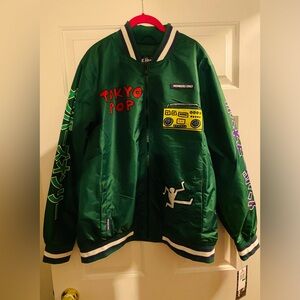 Keith Haring Members Only Jacket Hunter Green Size Large Tokyo Pop